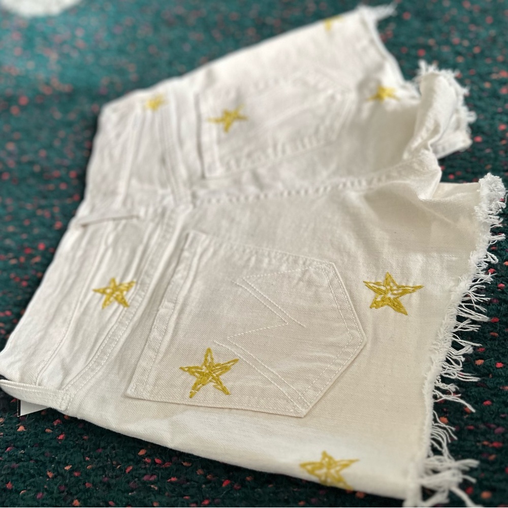 RARE MOTHER NWT The Tomcat Kick Fray Short in Shoot For The Stars—26 - Picture 10 of 14